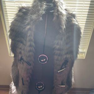 Michael Kors faux fur vest
